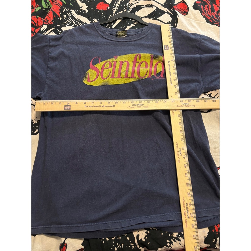 Seinfeld Ripple Junction Navy Blue Graphic T-Shirt Mens Large Castle Rock TV 90s